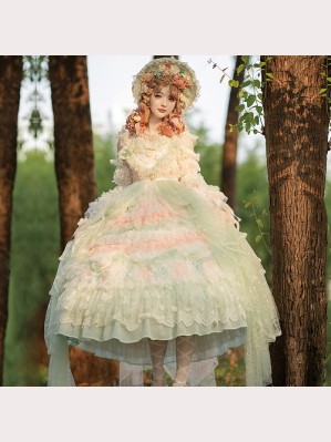 Fireflies Hime Lolita Style Dress OP by Cat Fairy (CF18)